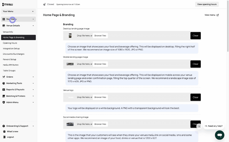Manage - How to move Menu Items within a Menu Section.gif