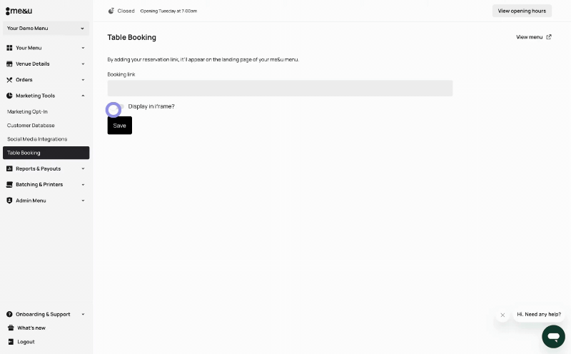 Manage - Table Booking Displa in iframe (1).gif